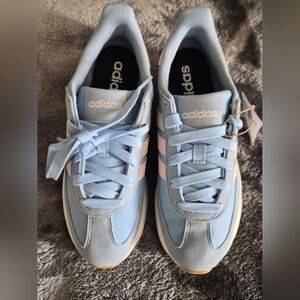 Adidas Big Kids Blue Sneakers